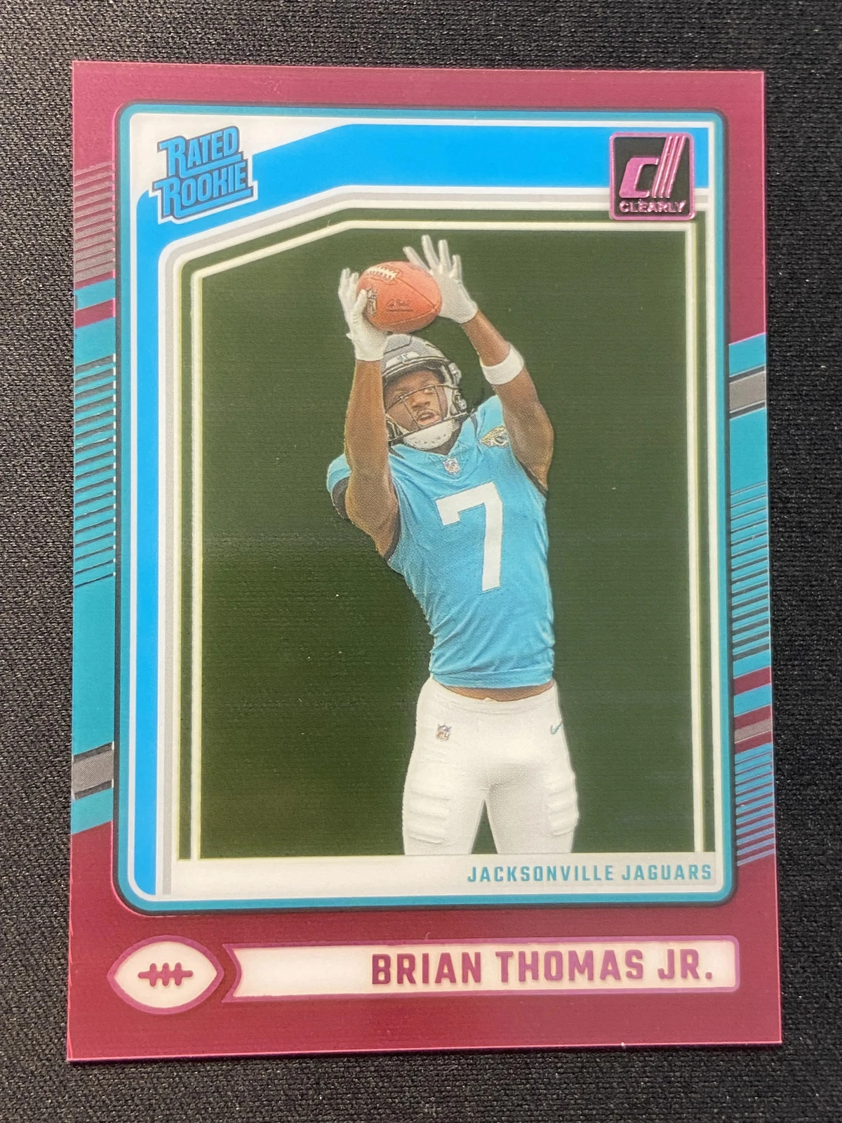 Brian Thomas Panini Clearly Donruss #64 Autograph-Black Galactic 1/1