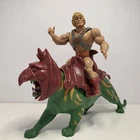 Vintage MOTU He-man and Battle Cat Action Figure