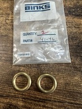 Binks 41 46 Metal Packing Washers Lot Of 2 Vintage Nos Spray Gun Parts