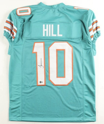 #ad #ad Tyreek Hill Signed Custom Miami Dolphins Jersey Beckett $95.00