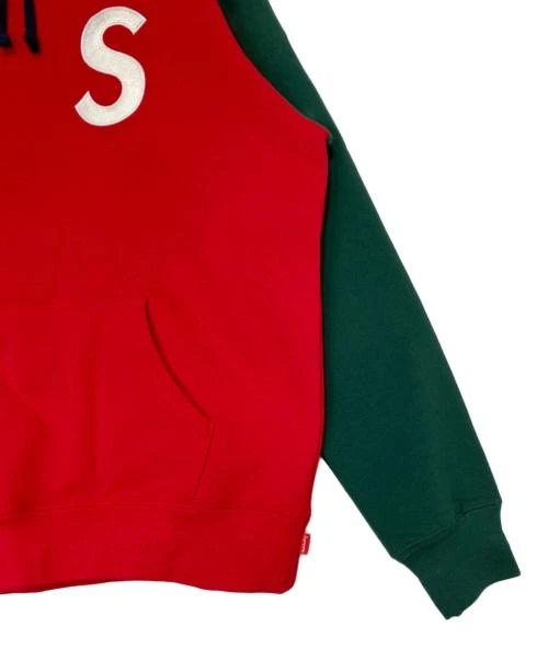 Felpa con cappuccio M Supreme S logo colorblocked