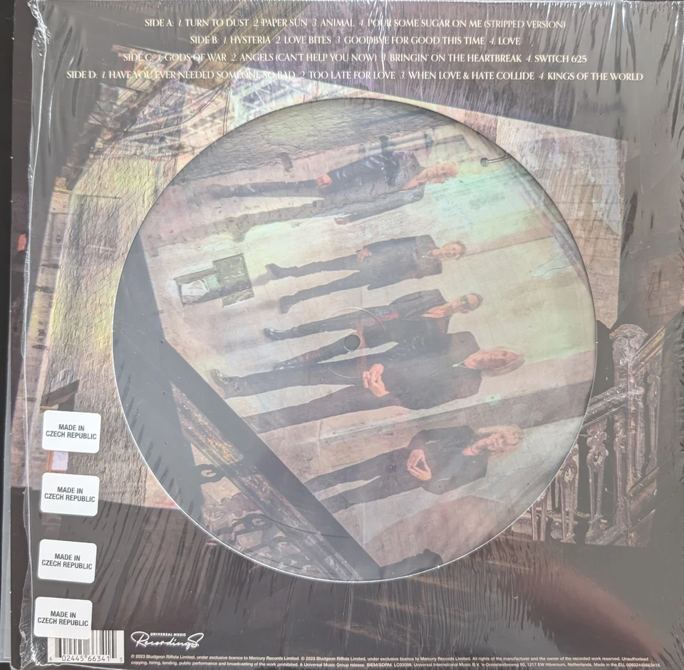 Def Leppard Drastic Symphonies Vinyl Record EX/VG+ 180G 2023 - Imagem 2 de 2