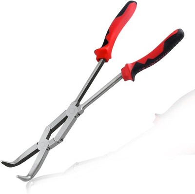 LEONTOOL 90 Lange Spitzzange - Doppelter Drehpunkt Typ - Bent Radio