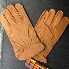 Vintage Marlboro Unlimited Gear 100% Genuine Leather Gloves Brand L / XL NWT