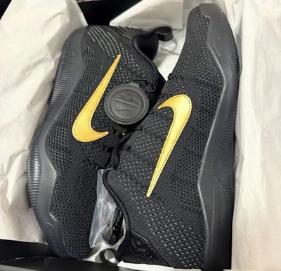 Nike Kobe 11 Elite Protro  Black and Metallic Gold   basketball shoe IM4260-001