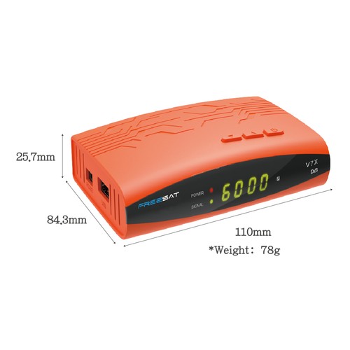 DVB-S/S2 Satellite Receiver H.264 USALS Digital TV Set Top Box USB Media Player - Picture 2 of 10