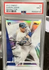 2017 Topps Finest - Aaron Judge #2 Refractor (RC) New York Yankees MVP Psa 9!