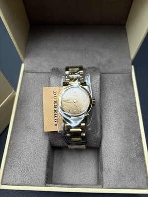 BURBERRY THE CITY BU9227 Gold Women's Watch 26mm | eBay