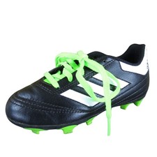 adidas Boys Sneaker Goletto Soccer Sz T 10 Medium Black Synthetic Lace Up