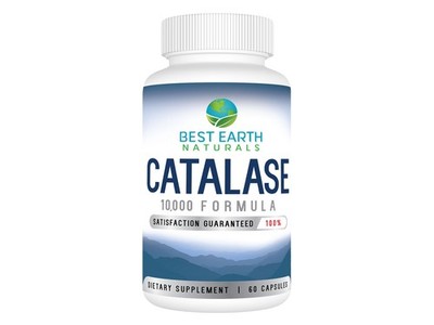 Catalase 10000 Supplement for Hair Vitality 60 Count with Biotin and Fo Ti