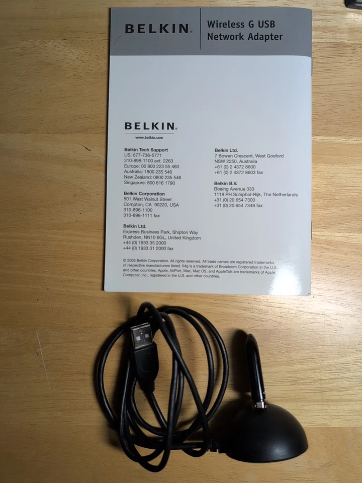 Belkin G 300 Mbps Wireless USB Network Adapter RNX-N180UB - Image 3 of 3
