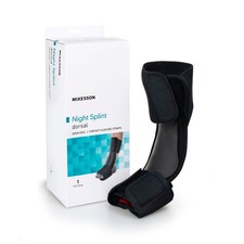 McKesson Black Dorsal Night Splint LargeX-Lar...