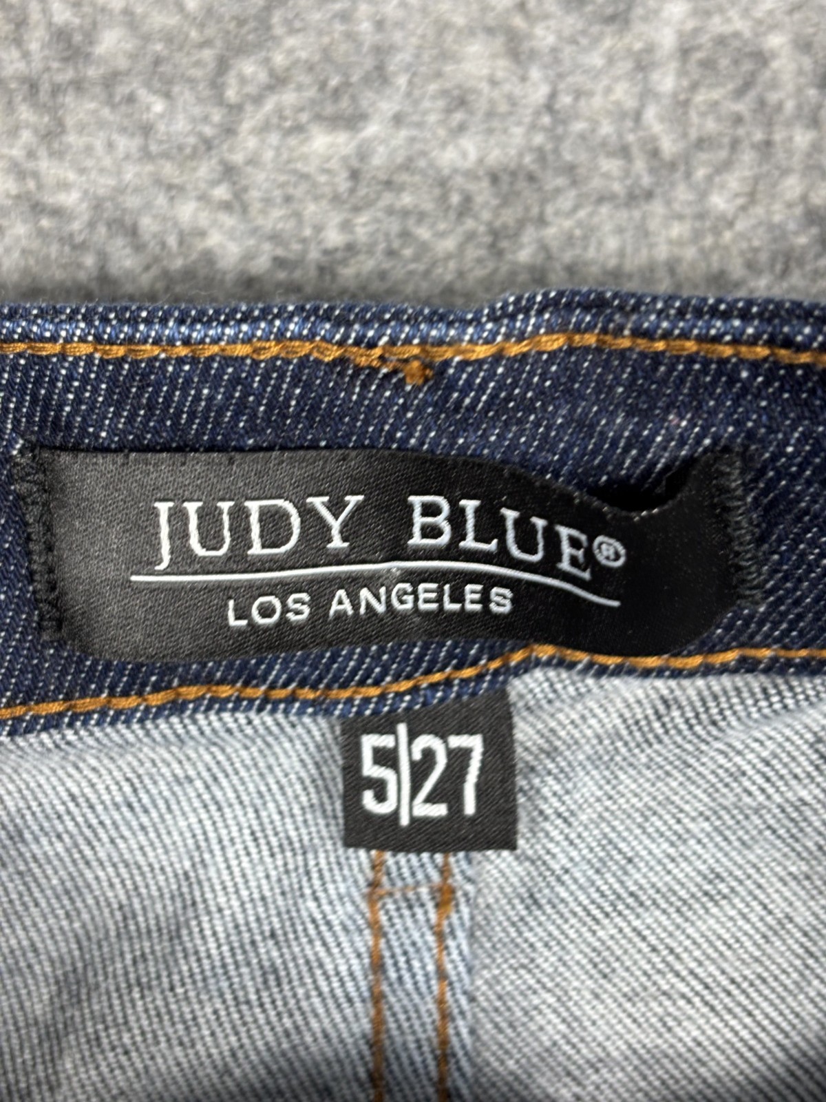 Judy Blue Curvy Darling High Rise Wide Leg Jeans 5/27 Dark Wash Boho Chic