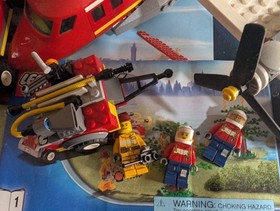 LEGO CITY Fire Plane 4209 Set 522 Pcs Complete Set Minifigures Box Instructions