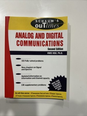 Schaum's Outline of Analog and Digital Communications by Hwei P. Hsu (2003,...