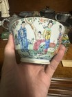 Antique Vintage Chinese  Porcelain 12 Flower God Tea Cup Bowl Has Lost Handle — photo 7