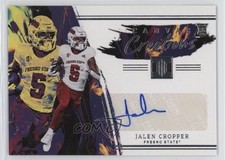 2023 Chronicles Draft Picks Impeccable Canvas Creations Jalen Cropper Auto 0c6