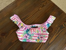 Girls Size 10 Ruffle Bikini Top