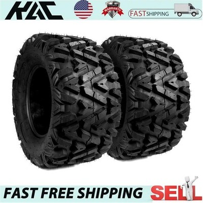 TWO ATV Tires 26x11-12 26x11.00-12 UTV All Terrain 6PR Heavy Duty 26x11x12