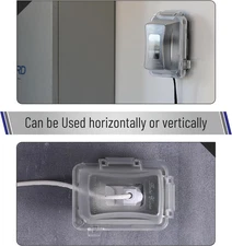 Bates- Weatherproof Electrical Outlet Cover, 2 Pack, 1-Gang, Outdoor Outlet C...