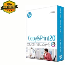 HP Printer Paper 8.5 x 11 Paper Copy &Print 20 lb 1 Ream Case - 500 Sheets