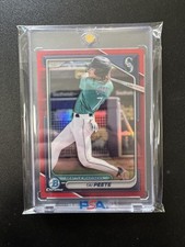 2024 Bowman Draft Tai Peete Chrome Red Refractor /5