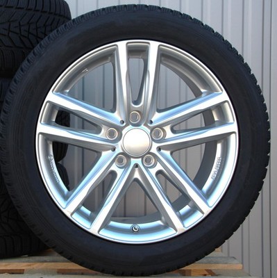VW Bus T5 T6 T6.1 Shuttle Satz Räder Alufelgen Rial X10X silber Winterreifen NEU