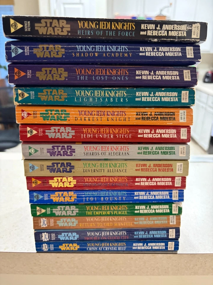 STAR WARS YOUNG JEDI KNIGHTS COMPLETE SET OF 14 BOOKS BY K.ANDERSON & R.MOESTA - Image 1 of 2