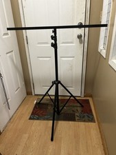 DJ Lights Stand, Heavy Duty 48-114  Tall W/3  Bar  All Accessories. No Lights