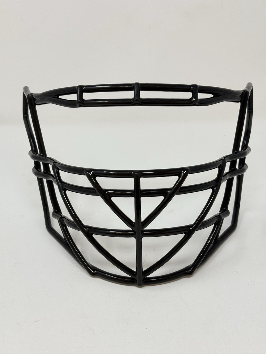 custom face masks for football helmets Riddell Custom Football Facemask Black for Full-Size Football Helmet
