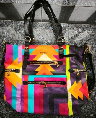 DESIGUAL  Argentina Ojos de Dios.  Tasche Shopper Gross! wie NEU!