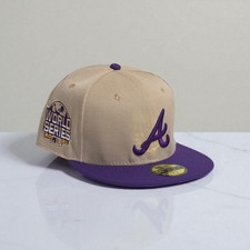 New Era 59Fifty Atlanta Braves MLB Fitted Baseball Cap All Size