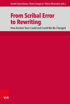 From Scribal Error to Rewriting | Anneli Aejmelaeus (u. a.) | Deutsch | Buch