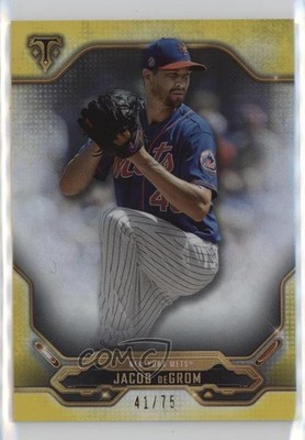 2020 Topps Triple Threads Citrine 41/75 Jacob deGrom #51 13iq