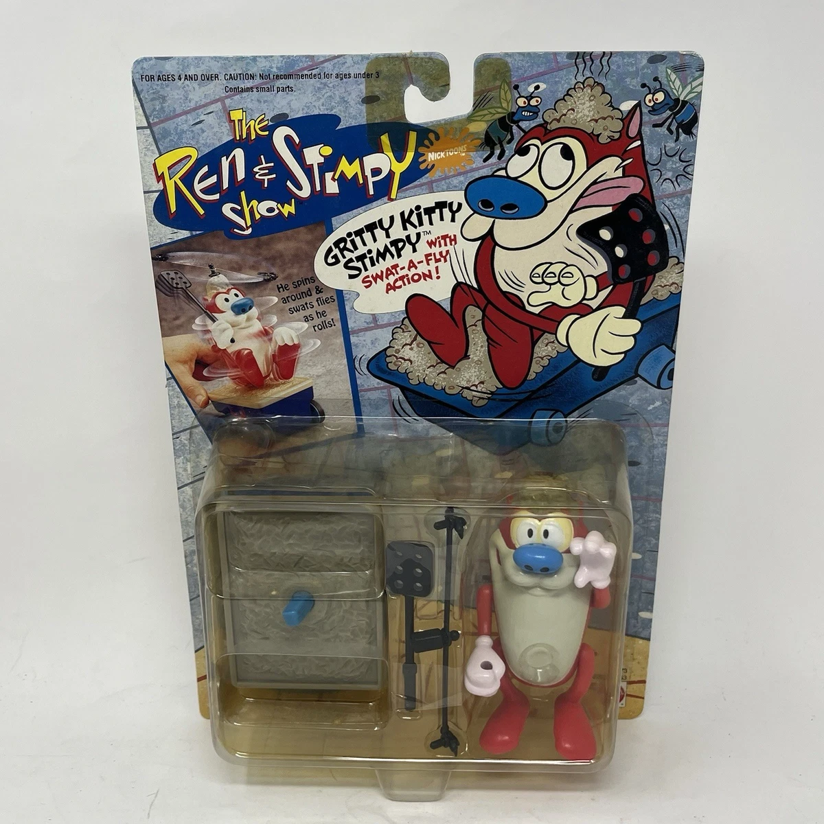 Ren & Stimpy Cartoon & TV Character Action Figures with Vintage