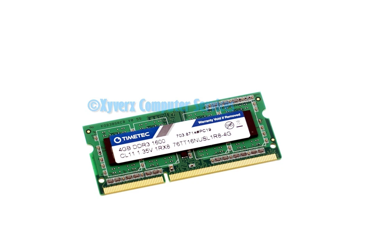 DDR3 SDRAM 4 MB Total Capacity RAM 204 Pins for sale | eBay