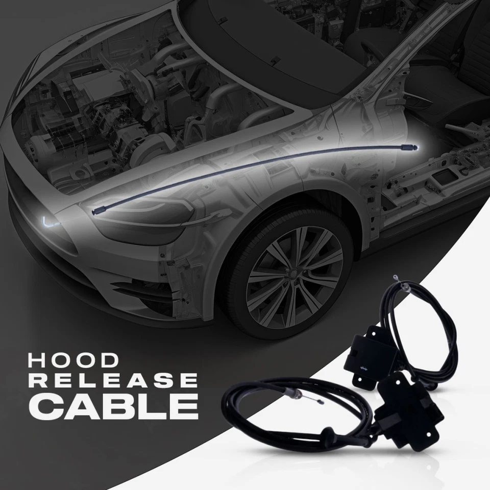 Cable de liberación de capó para Chevy Express 1500/2500/3500 1996-2002 | Plástico/Metal Foto 2 de 4