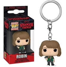 Funko Pop Llavero de Bolsillo Stranger Things Eleven Robin Llavero Figura Juguete Regalo