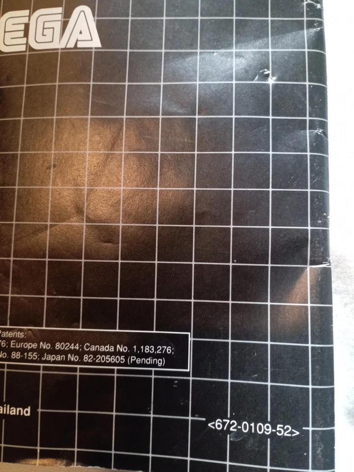 Sega Mega Drive Console Instruction Manual PAL UK EURO Booklet - Image 3 of 3