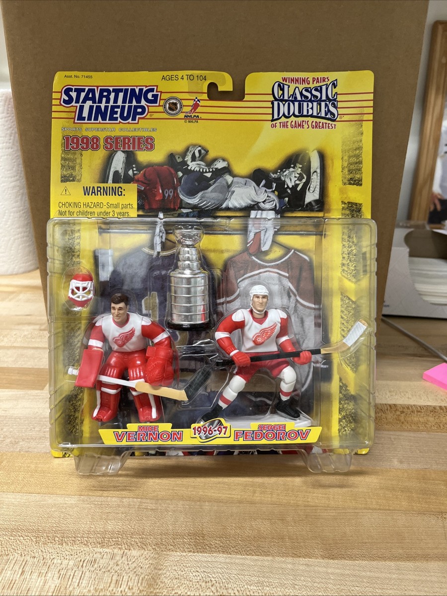 1998 Series Classic Doubles【NHL】ロア＆ルクレア Redwings Mike Vernon And Sergei Federov 1998 Starting Lineup