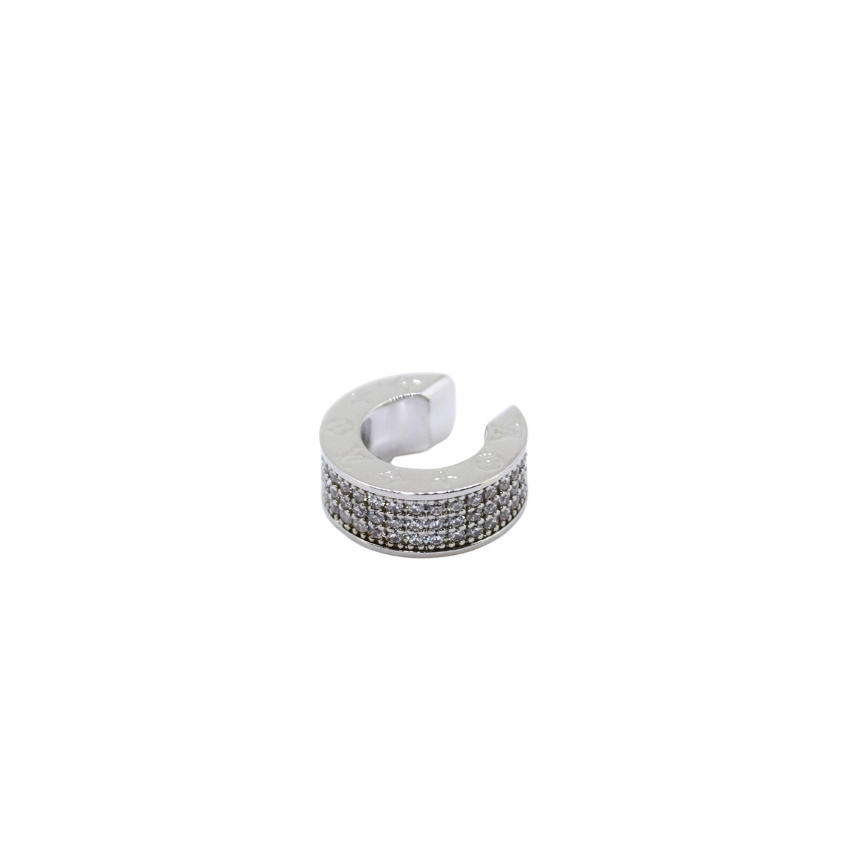 SALE LOUIS VUITTON ear cuff LV light M01415 Silver mens SALE LOUIS VUITTON ear cuff LV light M01415 Silver mens