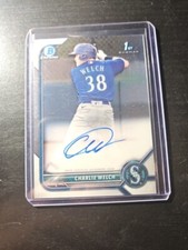 Charlie Welch 2022 1st Bowman Chrome Auto CPA-CW