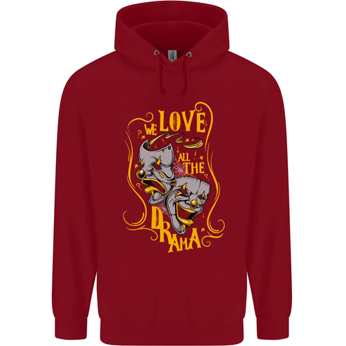 We Love the Drama Acting Thespian Actor Childrens Kids Hoodie - Picture 4 of 88