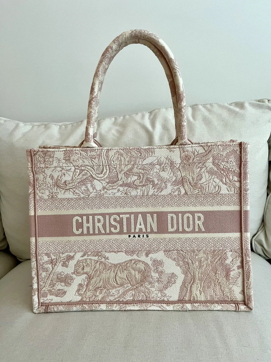 Christian Dior Embroidered Camouflage Mini Book Tote