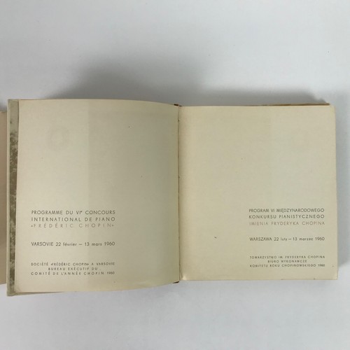 Guide 1960 Polonais Français 6ème Concours International de Piano Frédéric Chopin - Photo 5/9