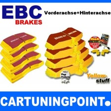 EBC Bremsbeläge VA+HA Yellowstuff für Jeep Grand Cherokee 4 WK DP41871R DP41872R