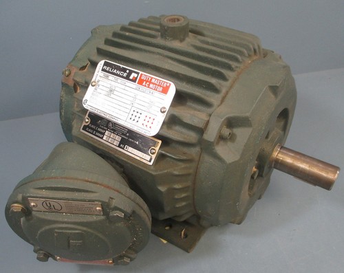 Reliance Duty Master A-C Motor: 1.5 HP 230/460V  1155 RPM 5/2.5 AMPS 3-Ph 60Hz