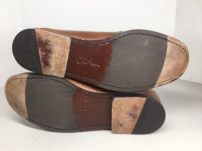 Cole Haan NikeAir Mens Brown Leather Tassel Loafers - size  display picture 1