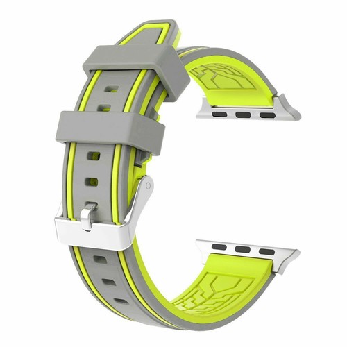 Silicone Sport Watch Band Strap for Apple Watch Series 9 8 7 6 5 4 3 2 1 Ultra 2 - Picture 44 of 46