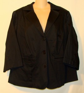 black jacket size 22